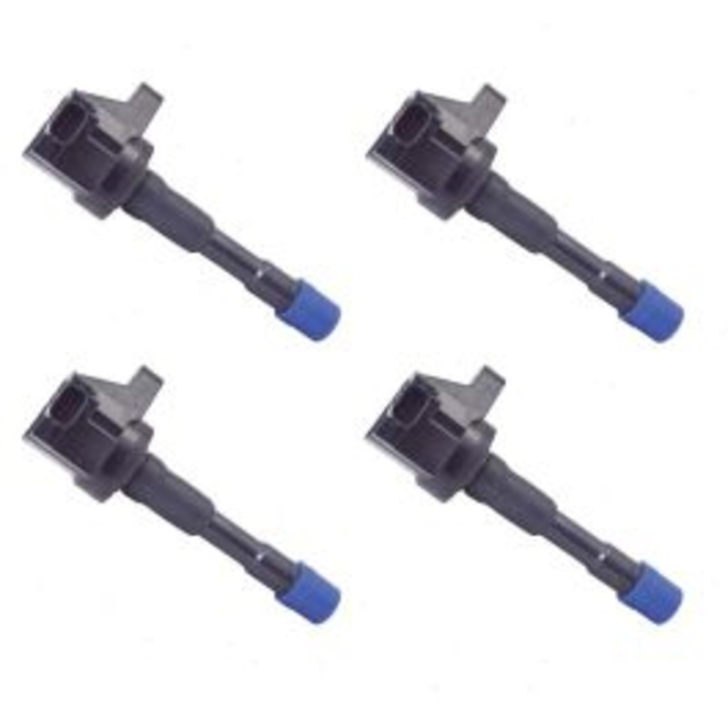 4 pc Hitachi Left Ignition Coils for 2003-2005 Honda Civic 1.3L L4