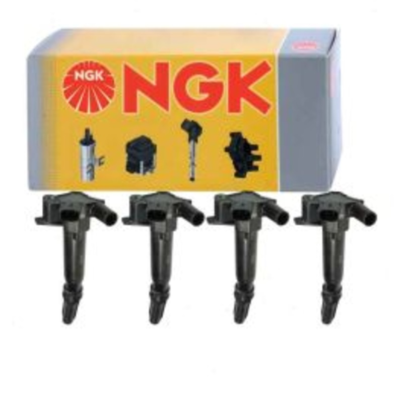 4 pc NGK Ignition Coils for 2011-2016 Ford F-250 Super Duty 6.2L V8