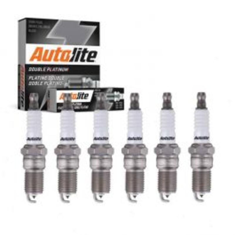 6 pc Autolite Double Platinum Spark Plug for 1992 Oldsmobile 88