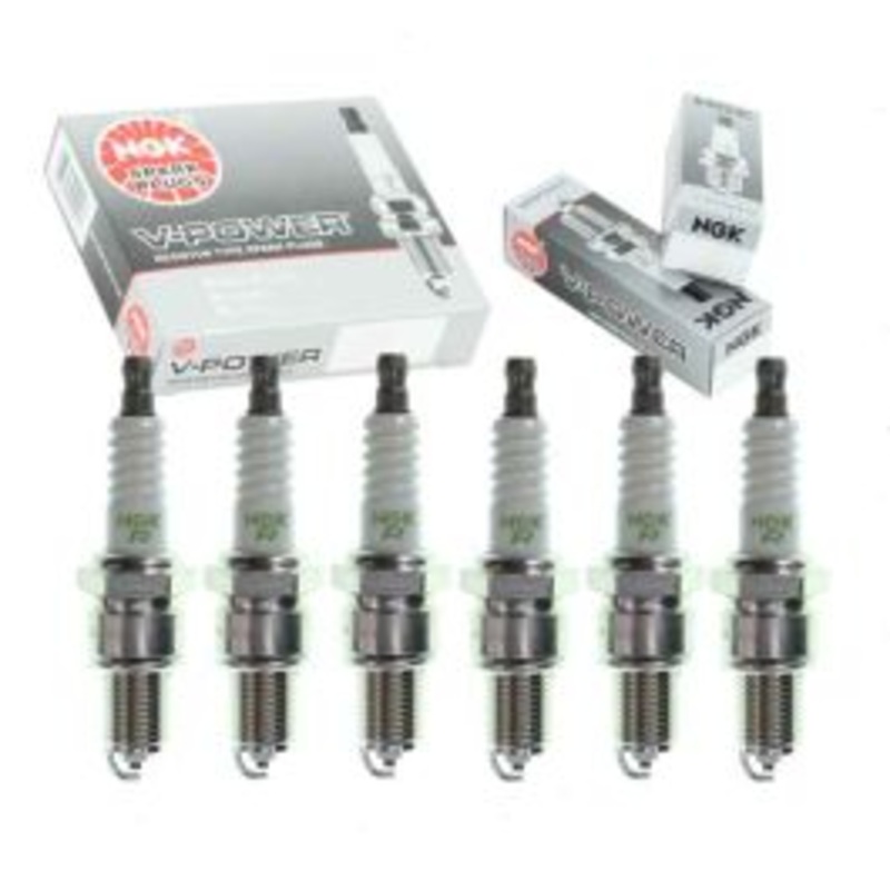 6 pc NGK V-Power Spark Plugs for 1968-1971 Mercedes-Benz 280S 2.8L L6