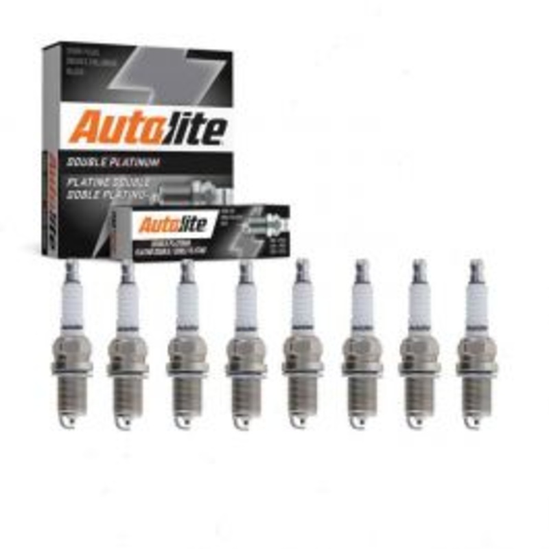 8 pc Autolite Double Platinum Spark Plug for 2000-2008 Jaguar S-Type 4.0L