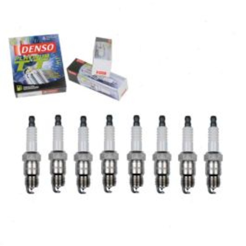 8 pc DENSO Platinum TT Spark Plugs for 1975-1996 Ford Bronco 5.0L 5.8L 6.6L V8