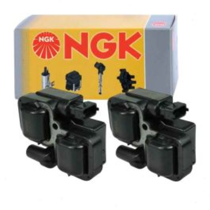 2 pc NGK 48921 U3004 Ignition Coils