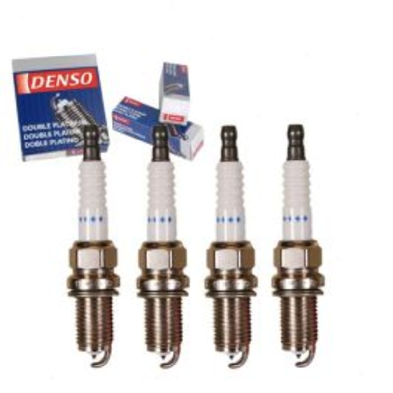 4 pc DENSO Double Platinum Spark Plugs for 2004 Kia Spectra 2.0L L4