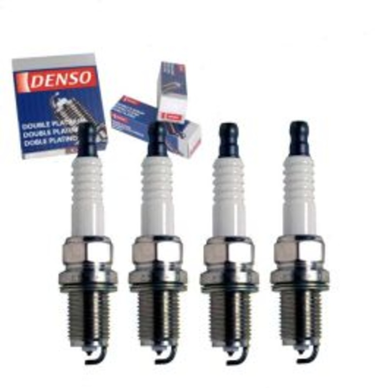 4 pc DENSO Double Platinum Spark Plugs for 2005 Kia Spectra 2.0L L4
