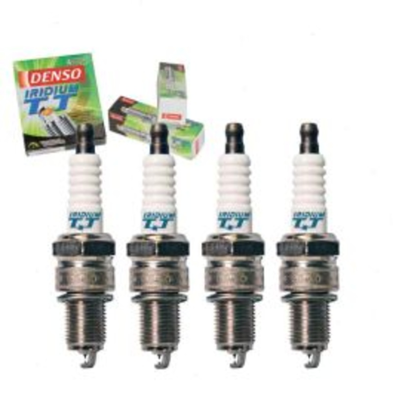 4 pc DENSO Iridium TT Spark Plugs for 1988 Toyota Van Wagon 2.2L L4
