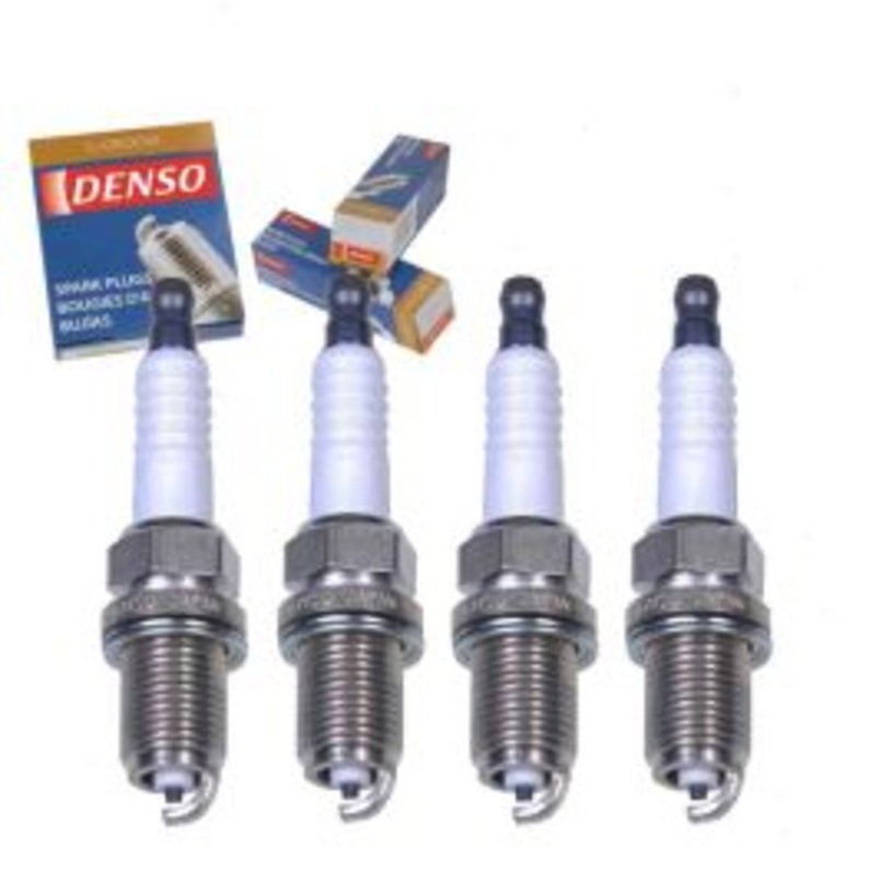 4 pc DENSO Standard U-Groove Spark Plugs for 1989 Isuzu I-Mark 1.6L L4