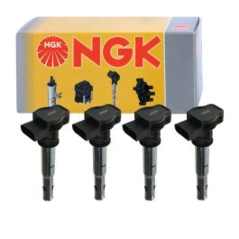 4 pc NGK Ignition Coils for 2011-2017 Audi Q5 2.0L L4