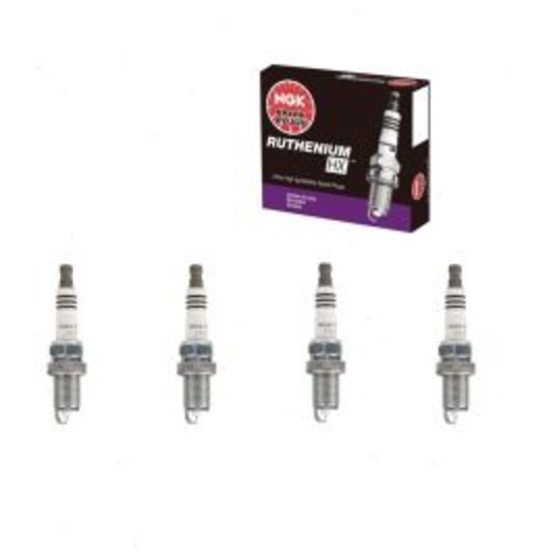 4 pc NGK Ruthenium HX Spark Plugs for 2015-2018 Audi Q3 2.0L L4