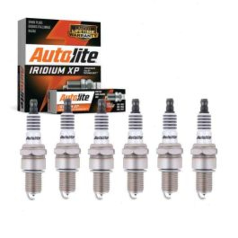 6 pc Autolite Iridium XP Spark Plug for 1962-1963 Reliant Sabre 2.6L L6