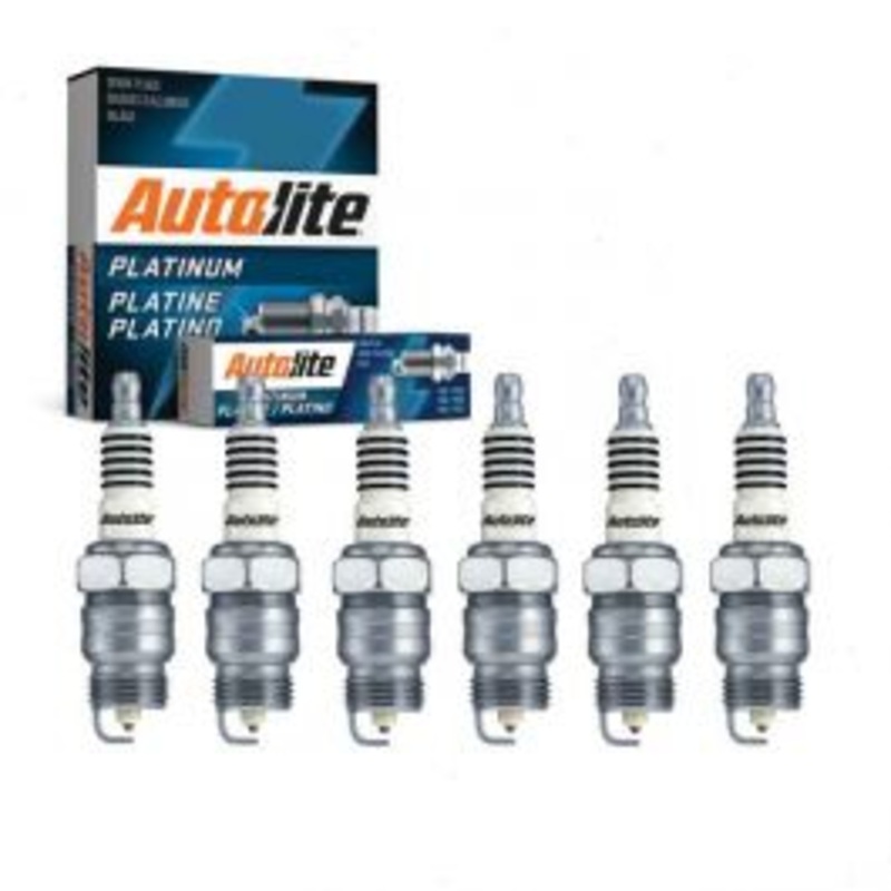 6 pc Autolite Platinum Spark Plug for 1980-1982 Mercury Cougar 3.3L L6