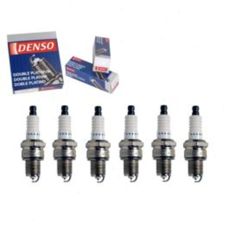 6 pc DENSO Double Platinum Spark Plugs for 1969 American Motors Rambler 3.3L L6
