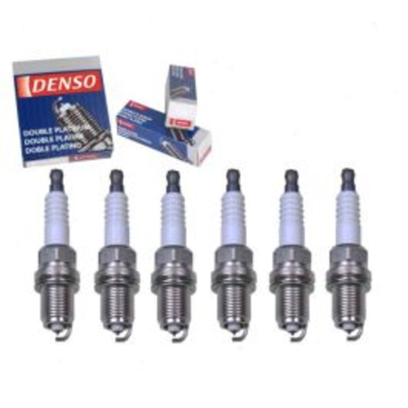 6 pc DENSO Double Platinum Spark Plugs for 1991-1996 Dodge Stealth 3.0L V6
