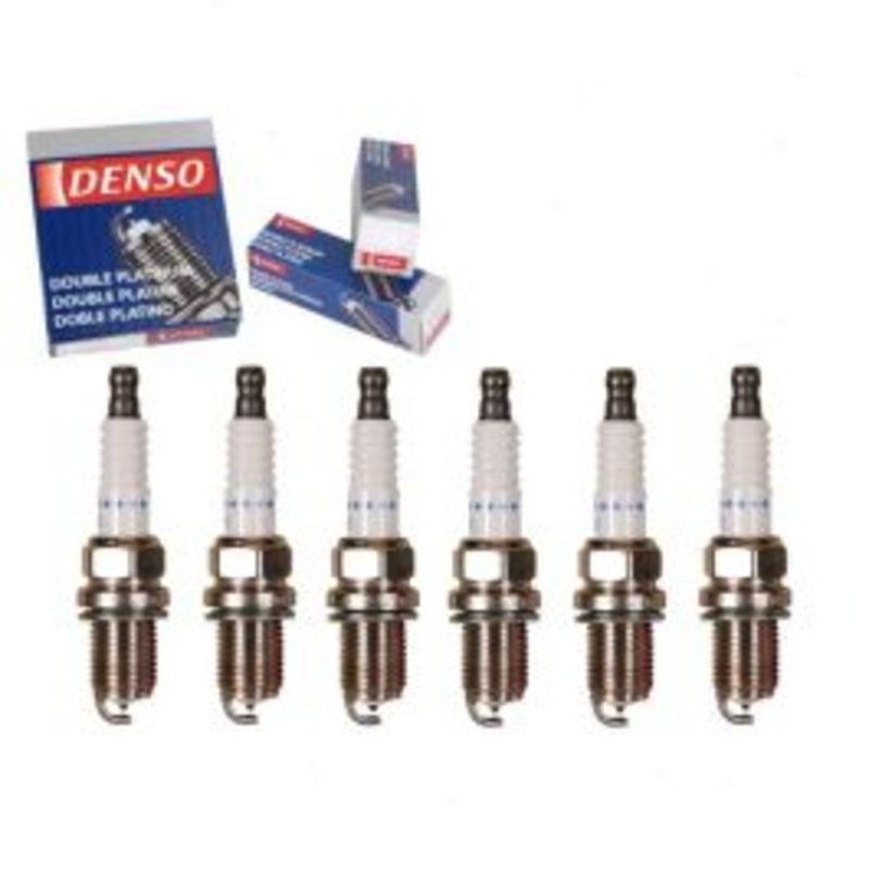 6 pc DENSO Double Platinum Spark Plugs for 1997-2002 Mitsubishi Diamante 3.5L V6