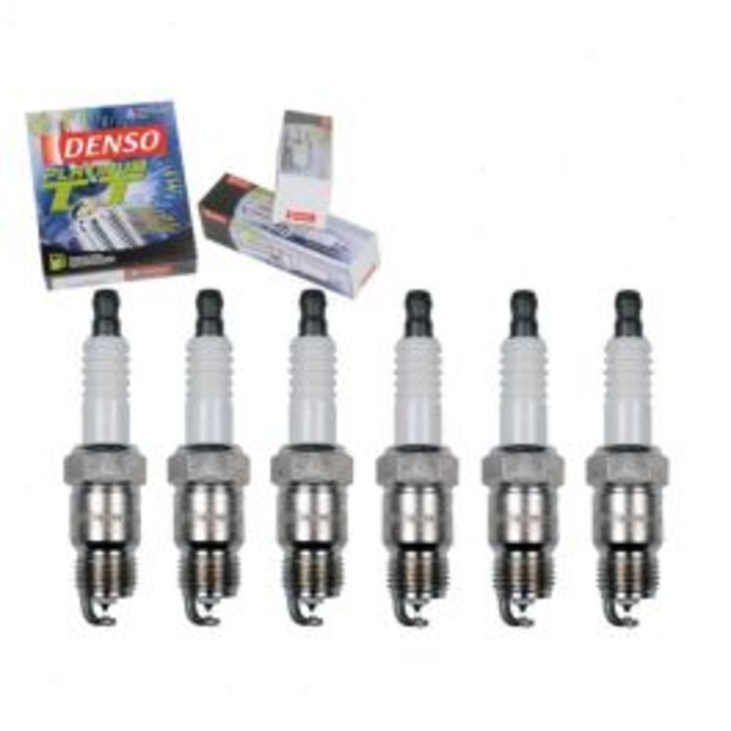 6 pc DENSO Platinum TT Spark Plugs for 1987-1988 GMC V3500 4.8L L6
