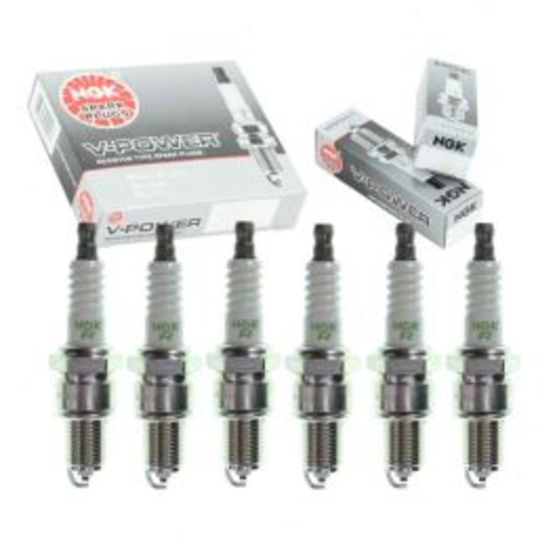 6 pc NGK V-Power Spark Plugs for 1967 Alfa Romeo 2600 2.6L L6