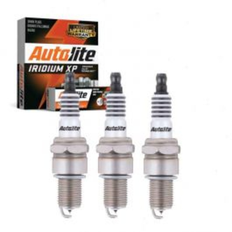 3 pc Autolite Iridium XP Spark Plug for 1988-1992 Daihatsu Charade 1.0L L3