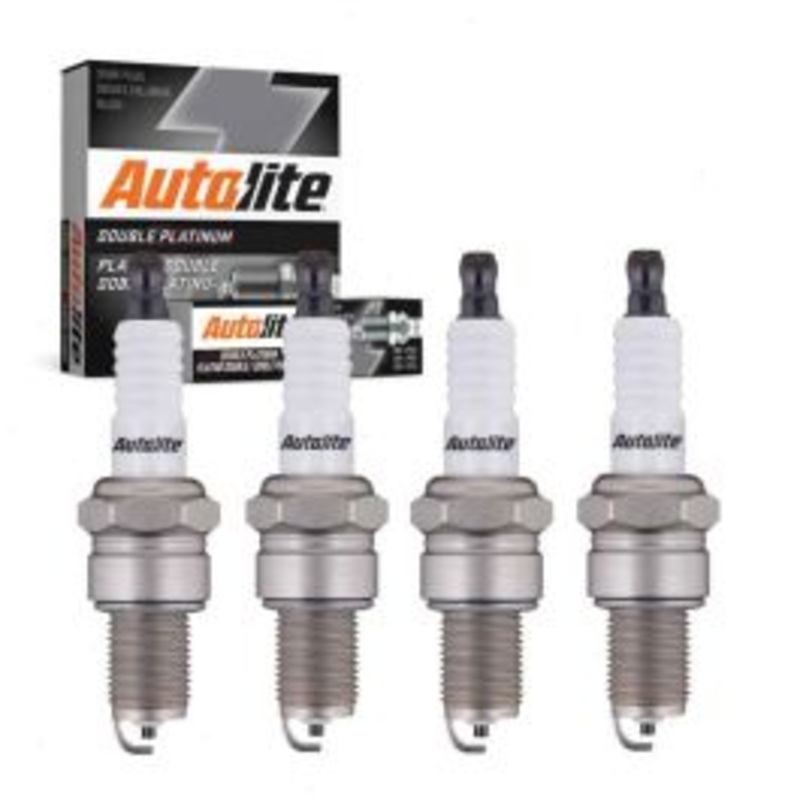 4 pc Autolite Double Platinum Spark Plug for 1950-1954 Morris Oxford 1.5L L4