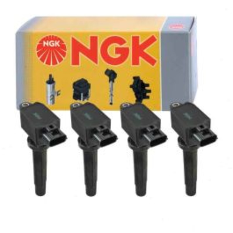 4 pc NGK Ignition Coils for 2012-2018 Mazda 3 2.0L 2.5L L4