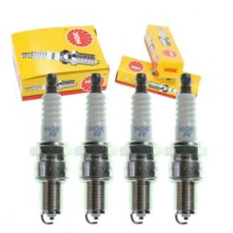 4 pc NGK Standard Spark Plugs for 1976 Mazda Mizer 1.3L L4