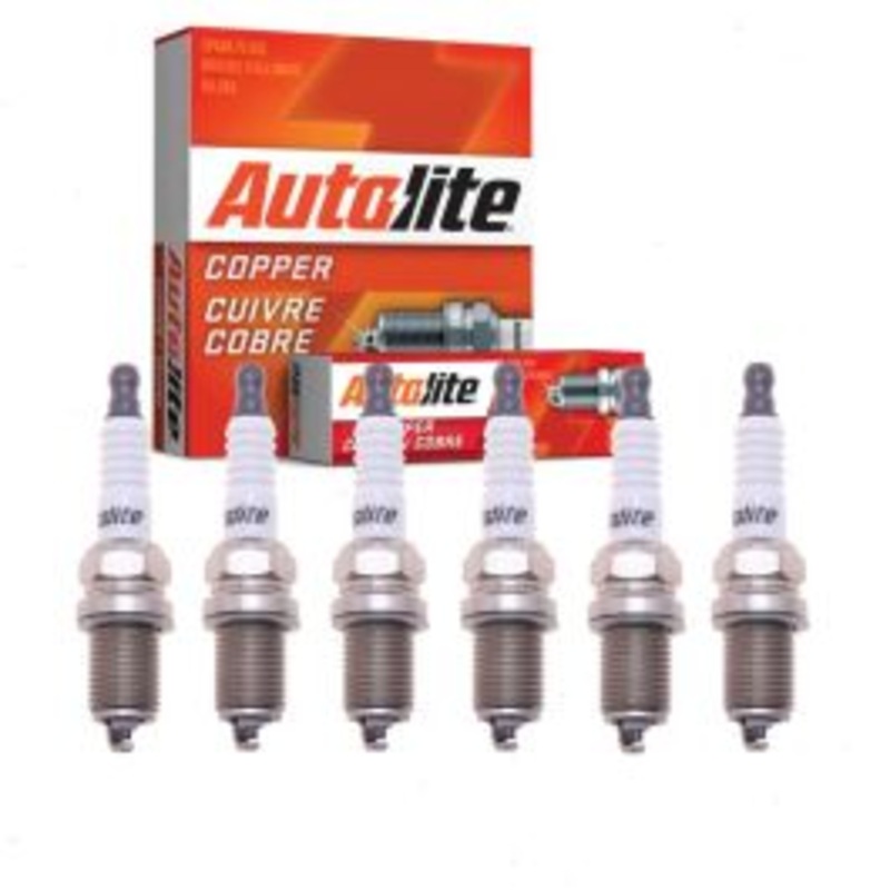 6 pc Autolite Copper Core Spark Plugs for 2011-2016 Porsche Cayenne 3.0L V6
