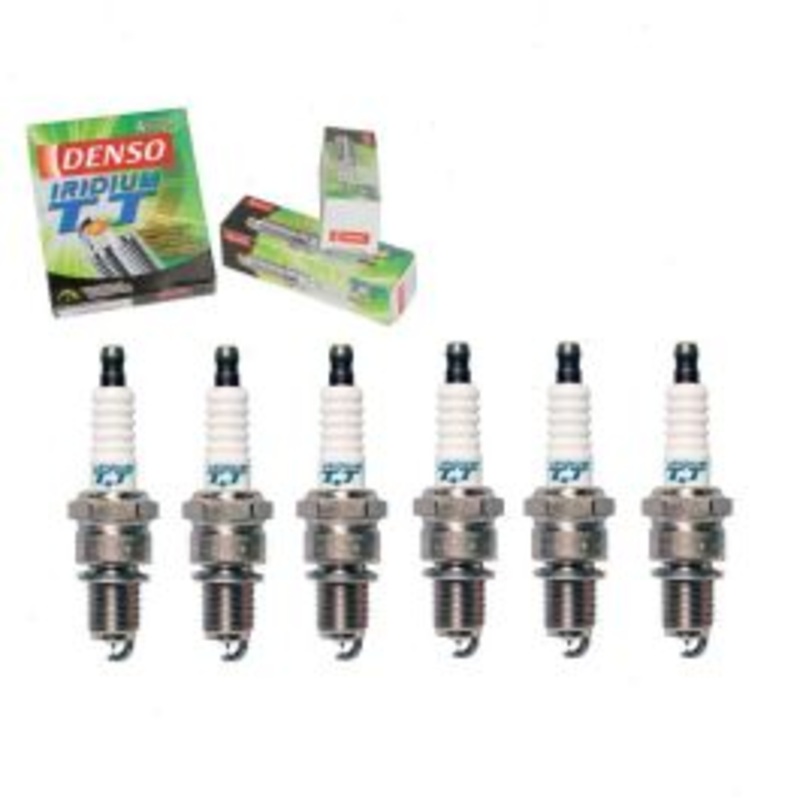 6 pc DENSO Iridium TT Spark Plugs for 1967 GMC K15 K1500 Pickup 4.8L L6