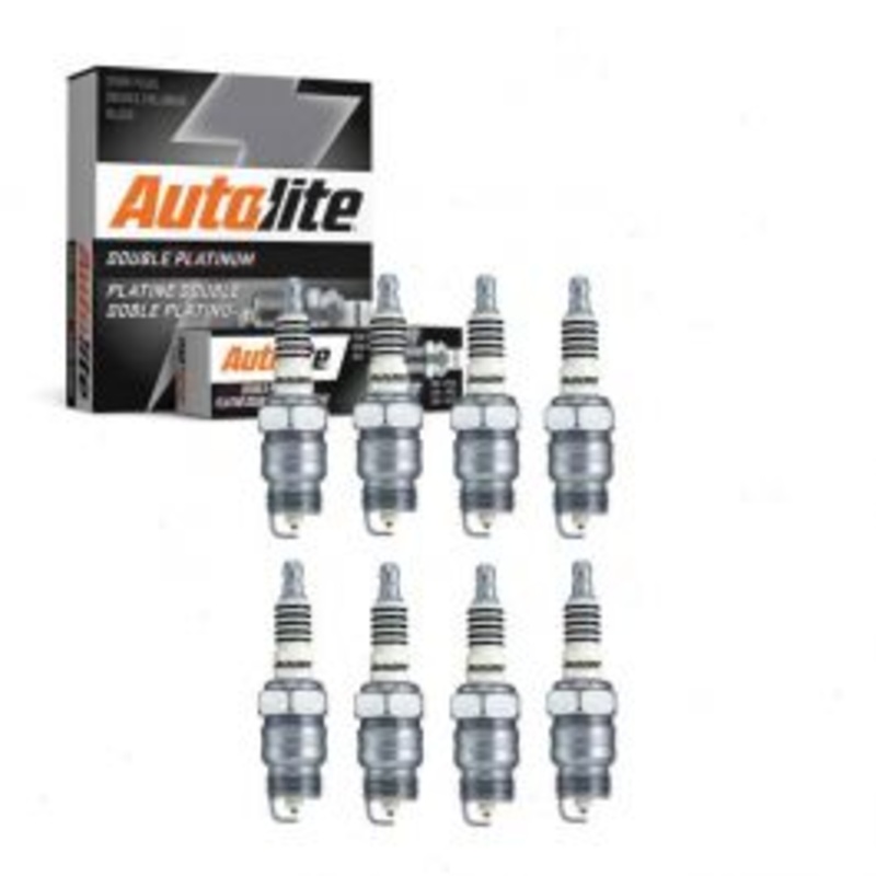 8 pc Autolite Double Platinum Spark Plug for 1964-1967 Mercury Caliente 4.3L
