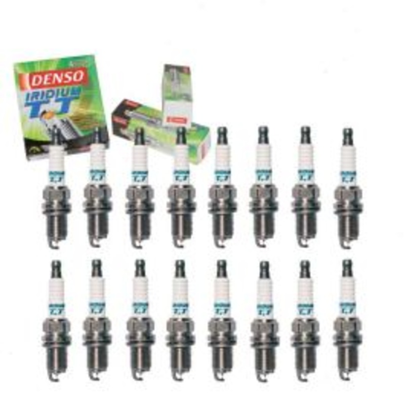 16 pc DENSO Iridium TT Spark Plugs for 2002-2008 Mercedes-Benz G500 5.0L V8