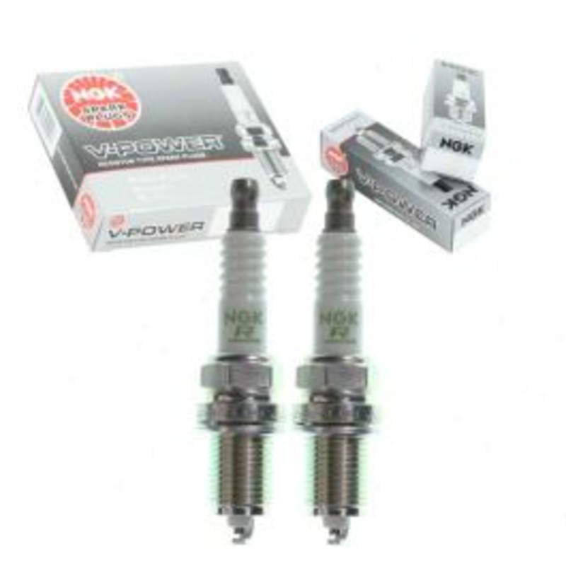 2 pc NGK V-Power 2087 BKR5EYA Spark Plugs