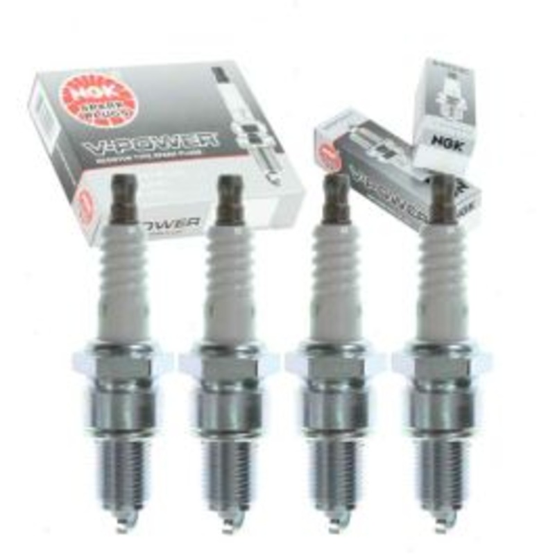 4 pc NGK V-Power Spark Plugs for 1978-1995 Dodge Colt 1.5L 2.6L L4