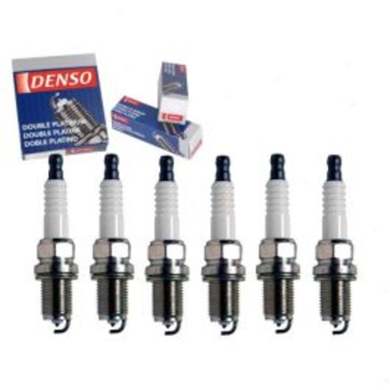 6 pc DENSO Double Platinum Spark Plugs for 2001-2002 Isuzu Rodeo Sport 3.2L V6