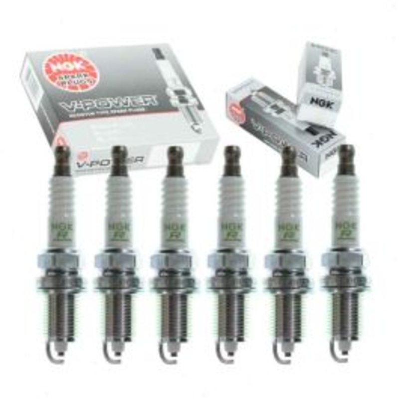 6 pc NGK V-Power Spark Plugs for 1995-2002 Honda Accord 2.7L 3.0L V6