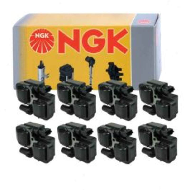 8 pc NGK Ignition Coils for 2008 Mercedes-Benz C63 AMG 6.3L V8