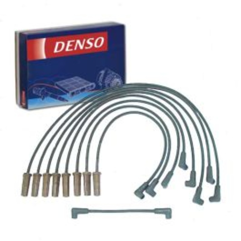 DENSO Spark Plug Wire Set for 1990-1993 Chevrolet G30 7.4L V8