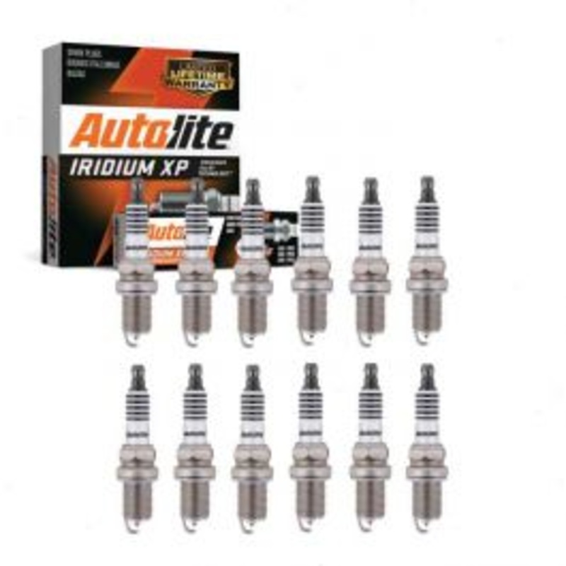 12 pc Autolite Iridium XP Spark Plug for 2003-2005 Mercedes-Benz ML350 3.7L