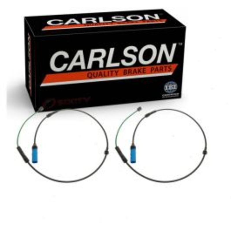 2 pc Carlson Front Disc Brake Pad Wear Sensors for 2017-2022 BMW 530i