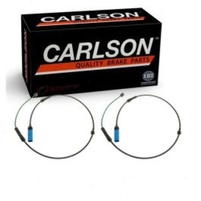 2 pc Carlson Front Disc Brake Pad Wear Sensors for 2017-2022 BMW 540i xDrive