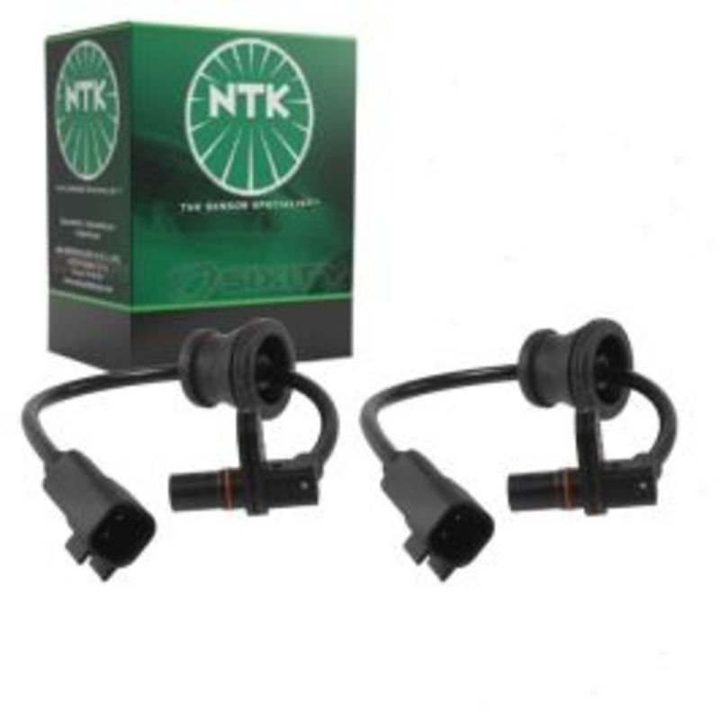 2 pc NTK Rear ABS Wheel Speed Sensors for 2010-2017 GMC Terrain