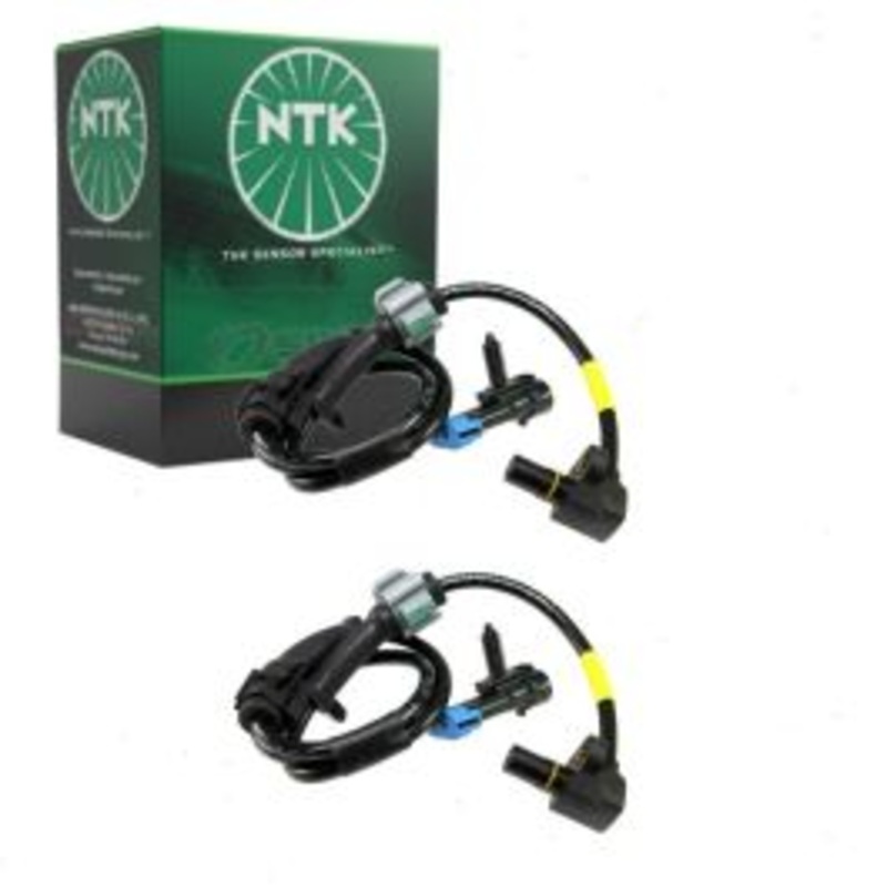 2 pc NTK Front ABS Wheel Speed Sensors for 2000-2006 Chevrolet Suburban 1500