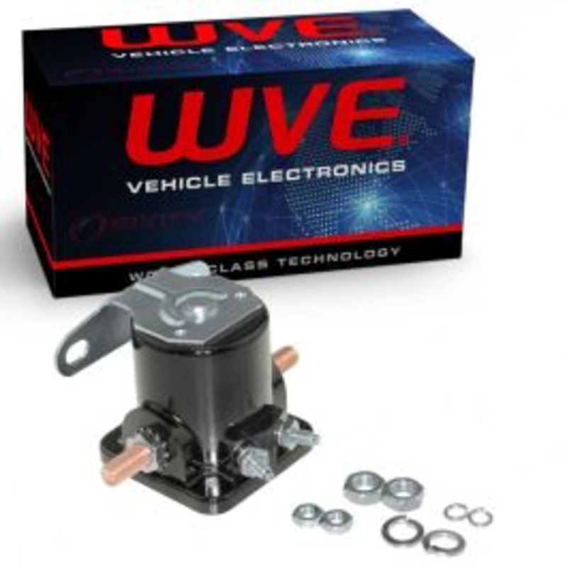 Wells WVE Starter Solenoid for 1967-1977 American Motors Ambassador American AMX Gremlin Hornet Javelin Marlin Matador Pa 3.8L 4.2L 4.7L 4.8L 5.0L 5.6L 5.9L 6.4L 6.6L L6 V8