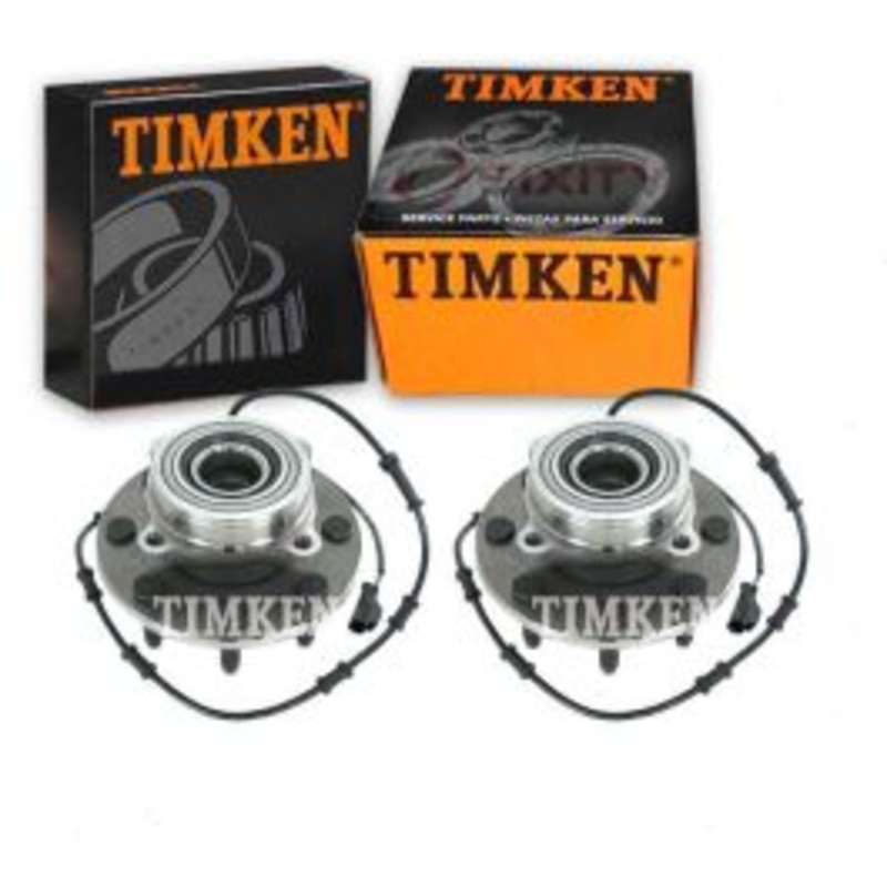 2 pc Timken Front Wheel Bearing Hub Assemblys for 2003-2005 Dodge Ram 3500