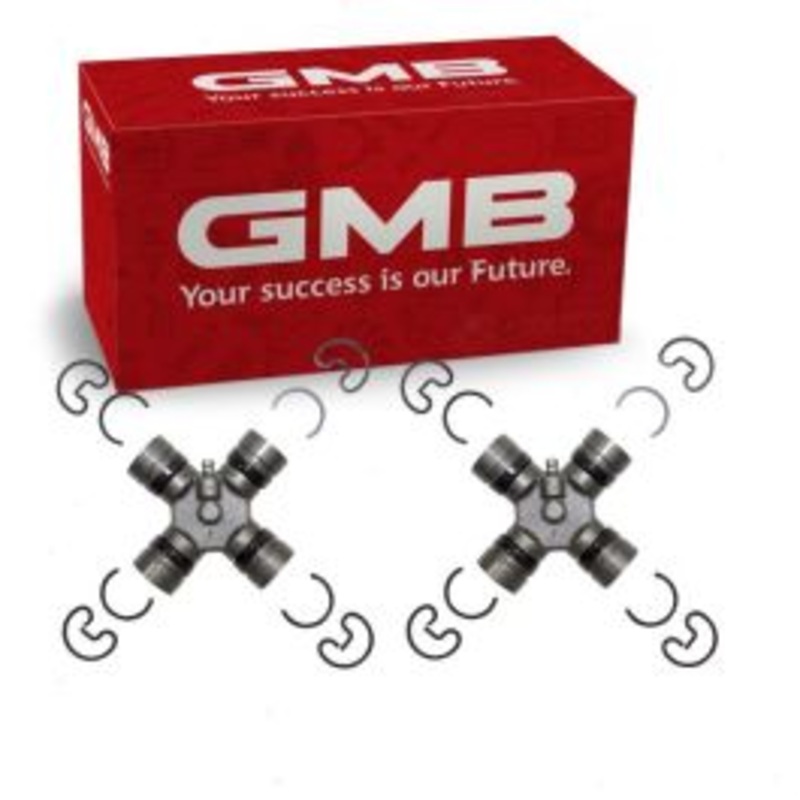 2 pc GMB Rear Shaft Front Center Universal Joints for 2007-2008 Isuzu i-370