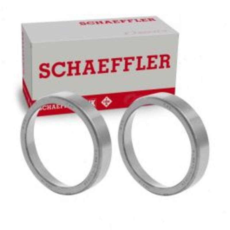 2 pc Schaeffler Front Inner Wheel Bearing Races for 1968 BMW 2000c
