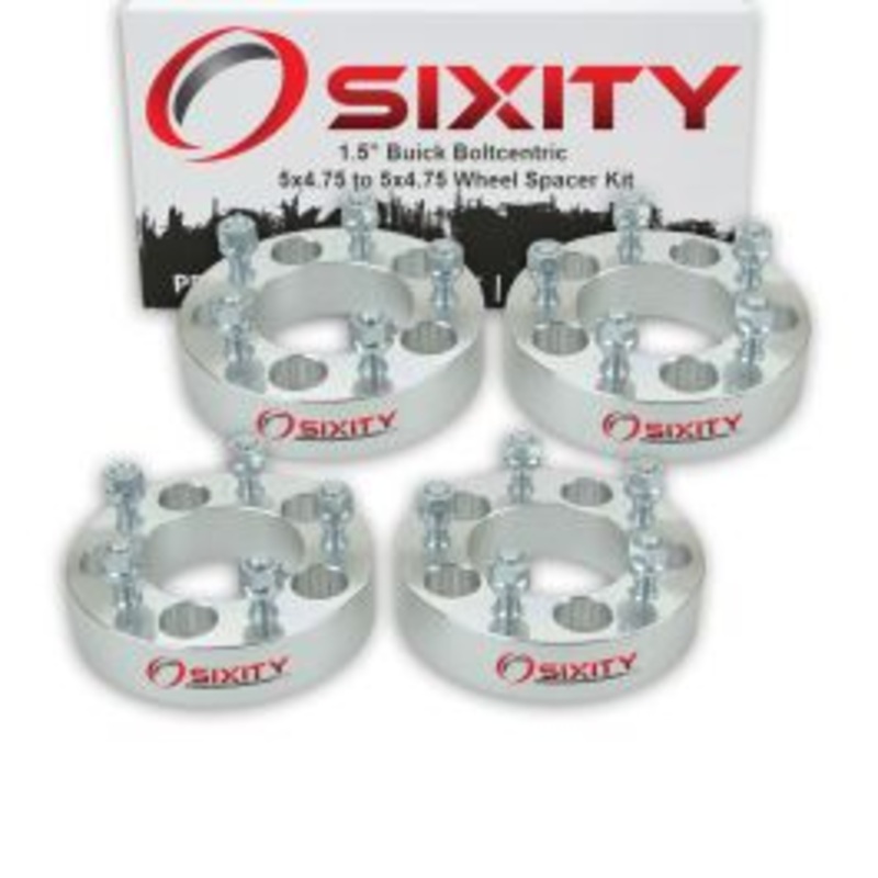 Sixity 4 pc 1.5" Thick Wheel Spacers - Buick Riveria - 5x4.75