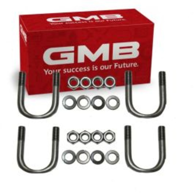 2 pc GMB Front Shaft Rear Center Universal Joint U-Bolt Kit for 1994-1999 Dodge Ram 1500