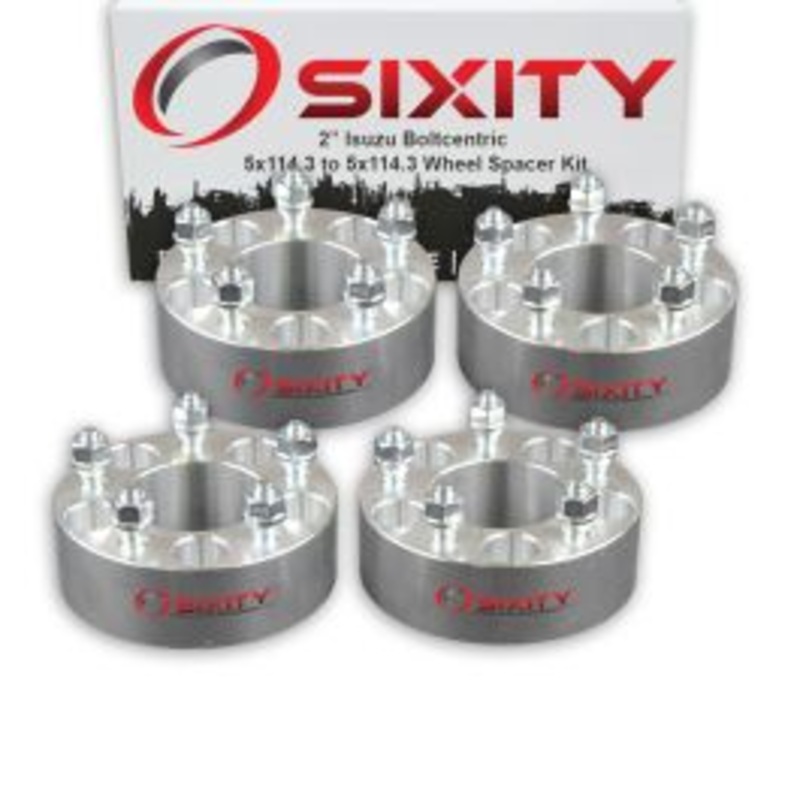 Sixity 4 pc 2" Thick Wheel Spacers - Isuzu Oasis - 5x114.3mm