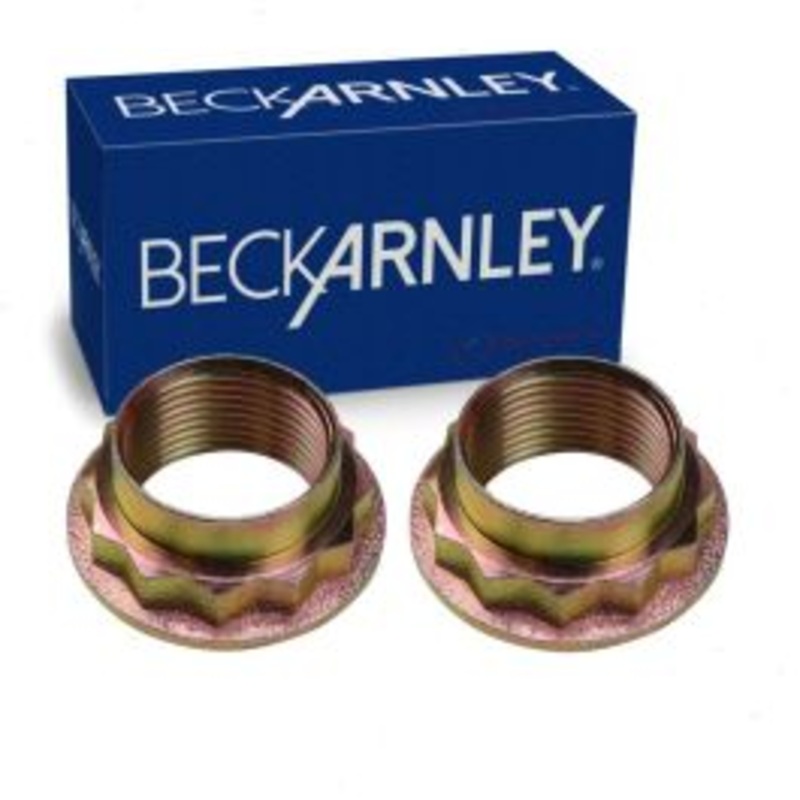 2 pc Beck/Arnley Rear Axle Nuts for 2001-2005 BMW 325Ci