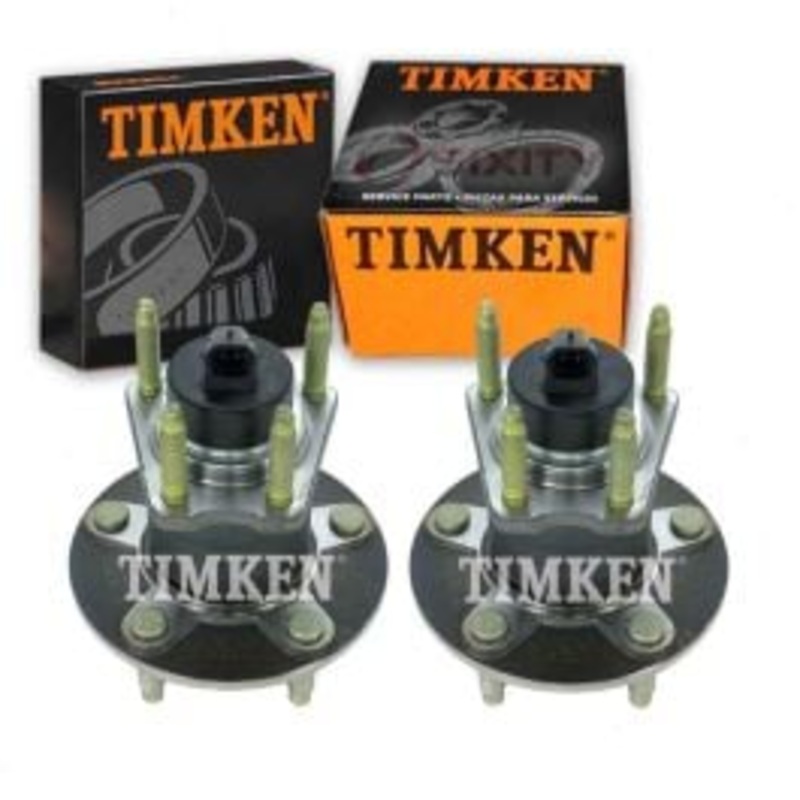 2 pc Timken Rear Wheel Bearing Hub Assemblys for 2005-2010 Chevrolet Cobalt