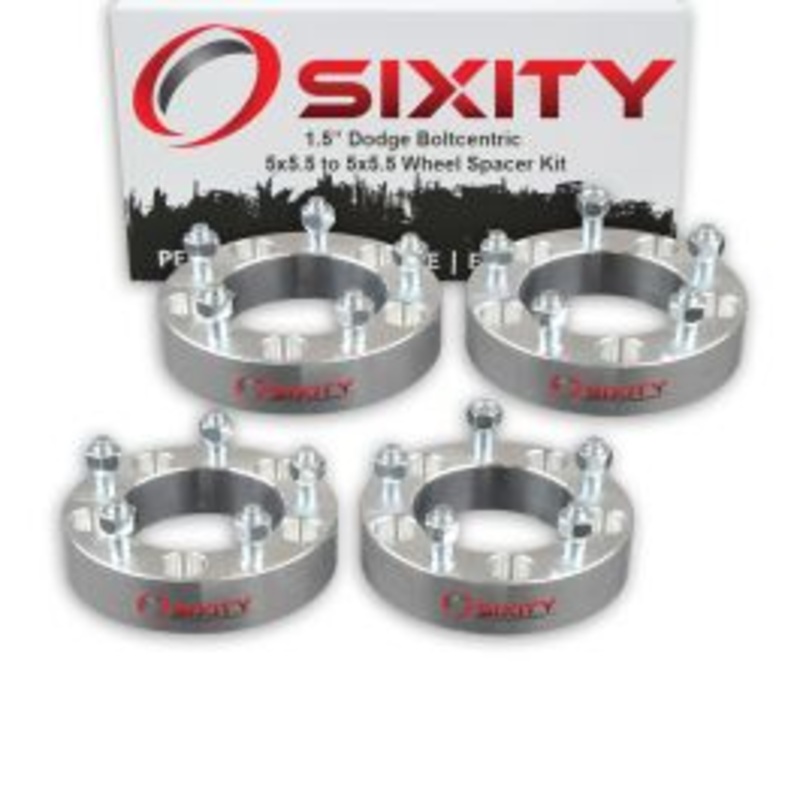 Sixity 4 pc 1.5" Thick Wheel Spacers - Dodge Ram 1500 Dakota - 5x5.5