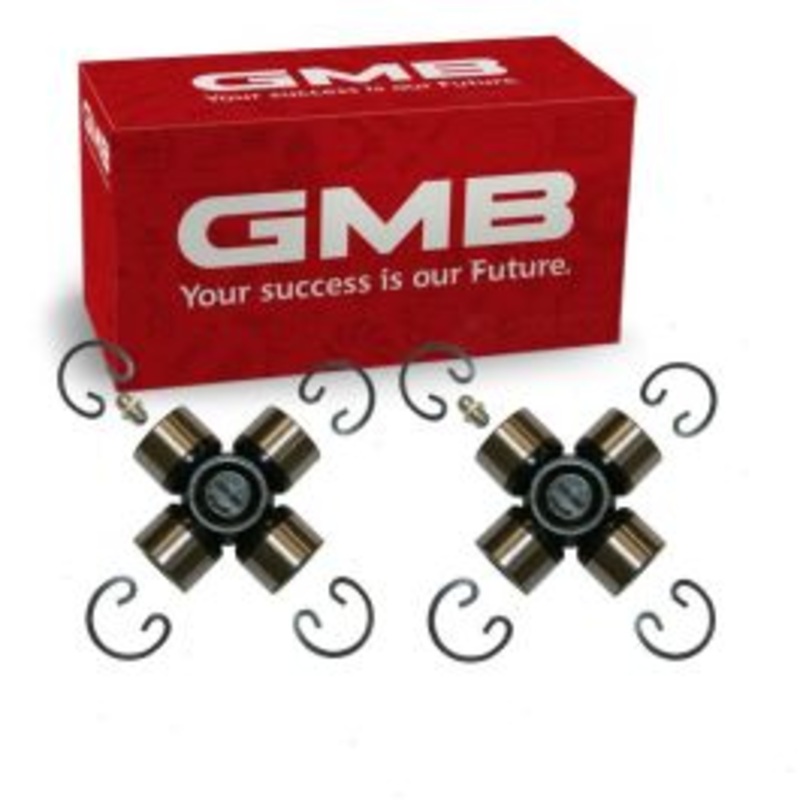 2 pc GMB Front Shaft All Universal Joints for 1987-1989 Dodge Raider